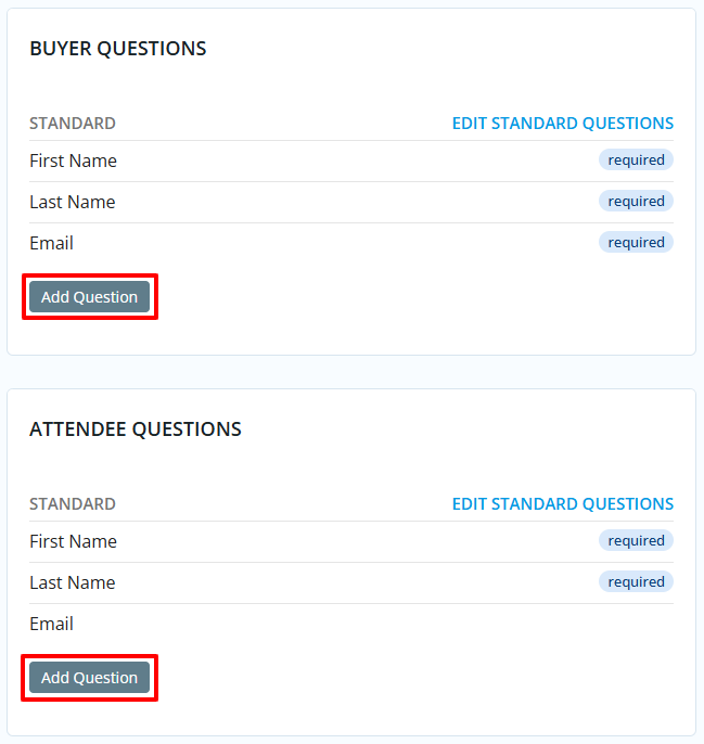 Cloud events form questions