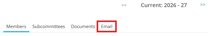 Click the Email tab