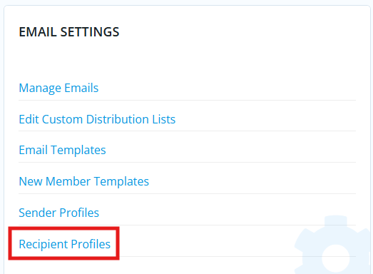 Click Recipient Profiles
