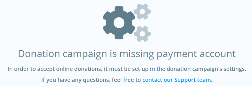 If you see this error, contact support