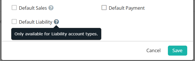 Set the GL account as a default if necessary