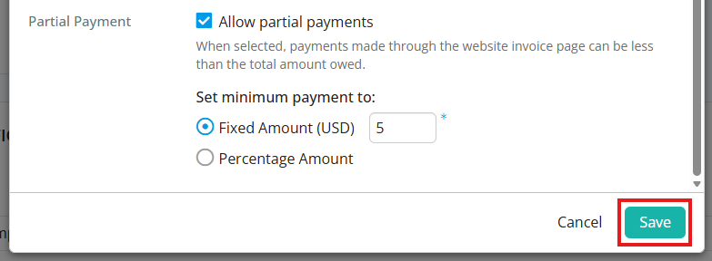 Make your necessary changes and click Save