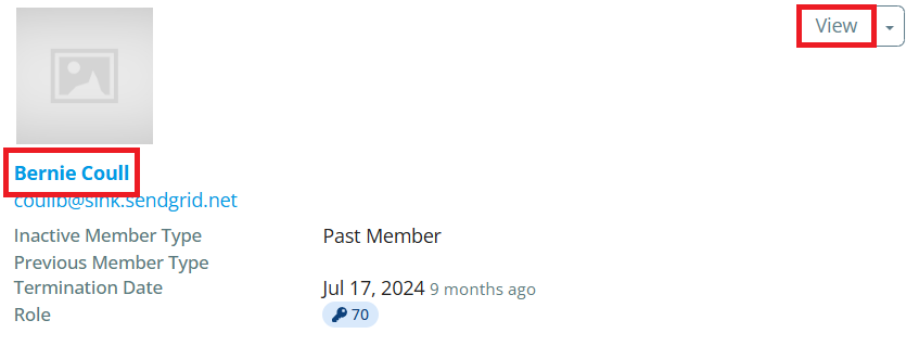 Click name or view to open