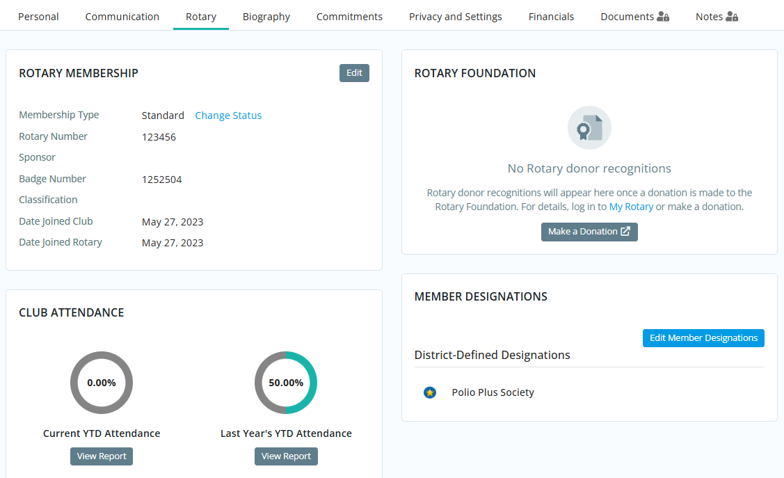 Rotary tab example