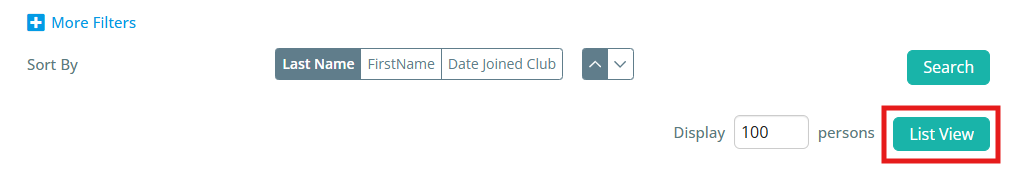 Click List View on the right-hand side of the page