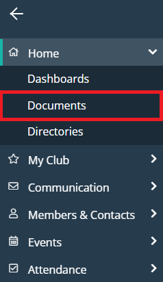 Click Home and then Documents