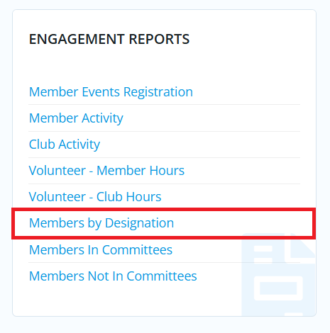 Click Members by Designation in Engagement Reports