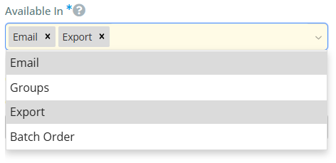 Smart list available in setting