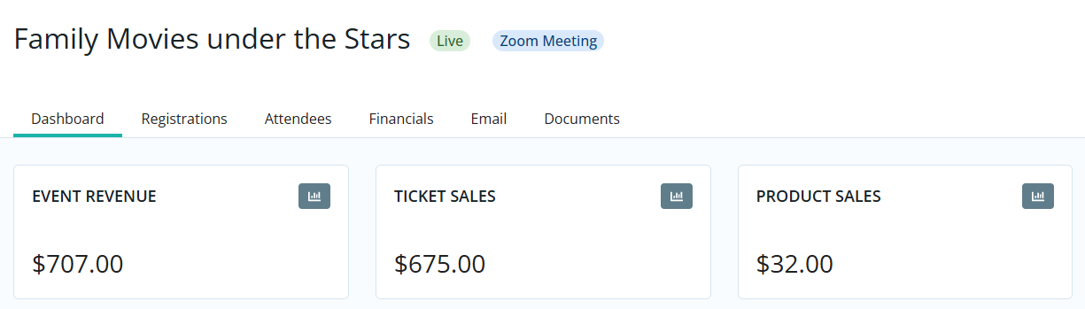 Create Zoom events that sync registrations