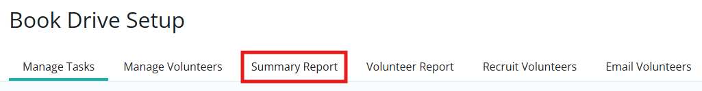 Click the Summary Report tab
