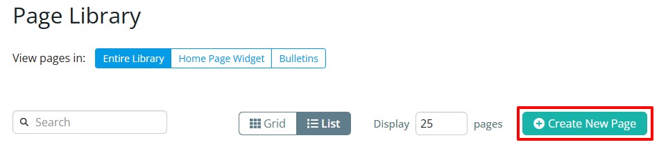 Create new custom page