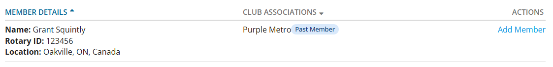 Search results are displayed below