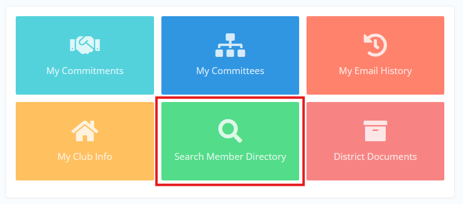 Click the Search Member Directory button