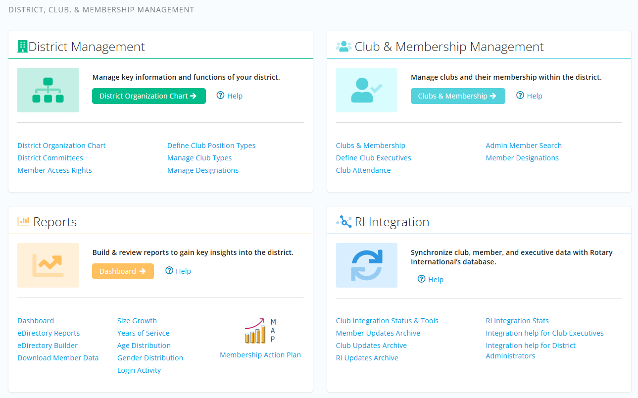 Use the member dashboards to find any tool you need