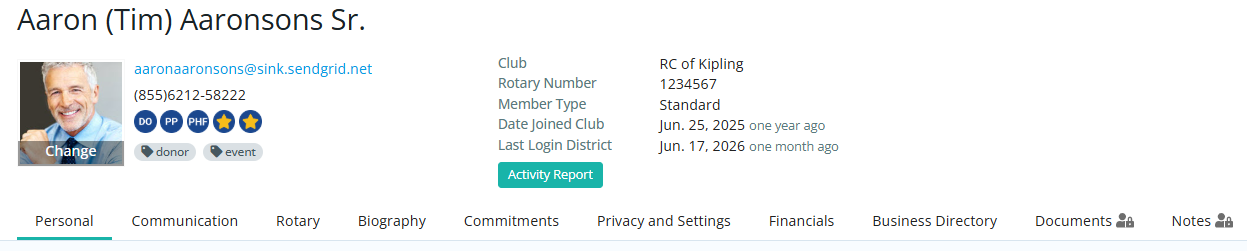 Maintain detailed data about every individual related to the district