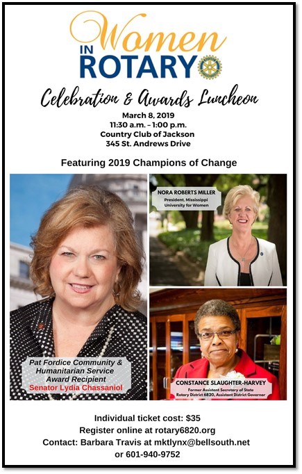 Women in Rotary Celebration & Awards Luncheon | Rotary Club of Madison ...