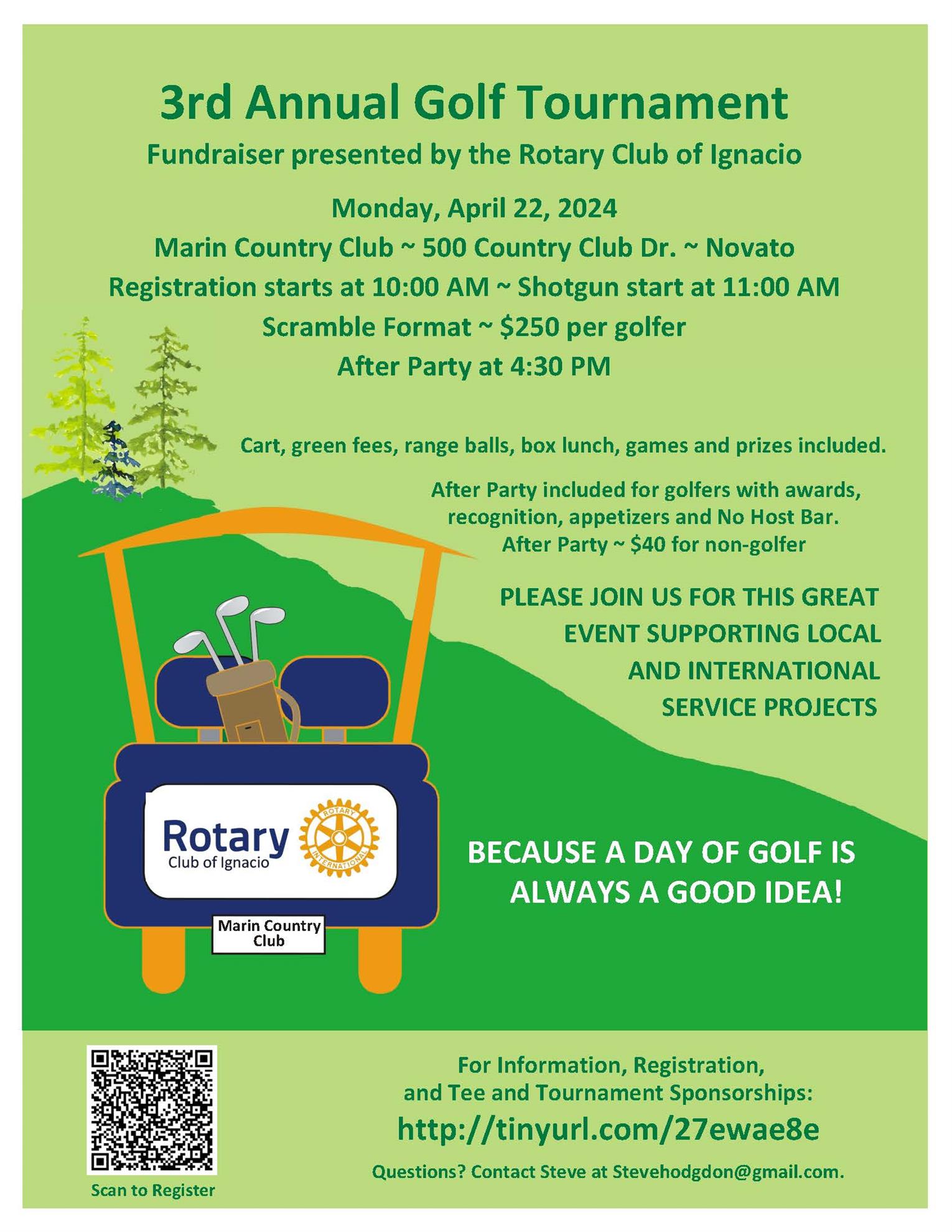 Annual Golf Tournament Fundraiser