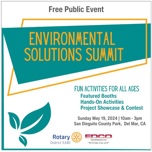 Environmental Solutions Summit May 19, 2024 10-3p