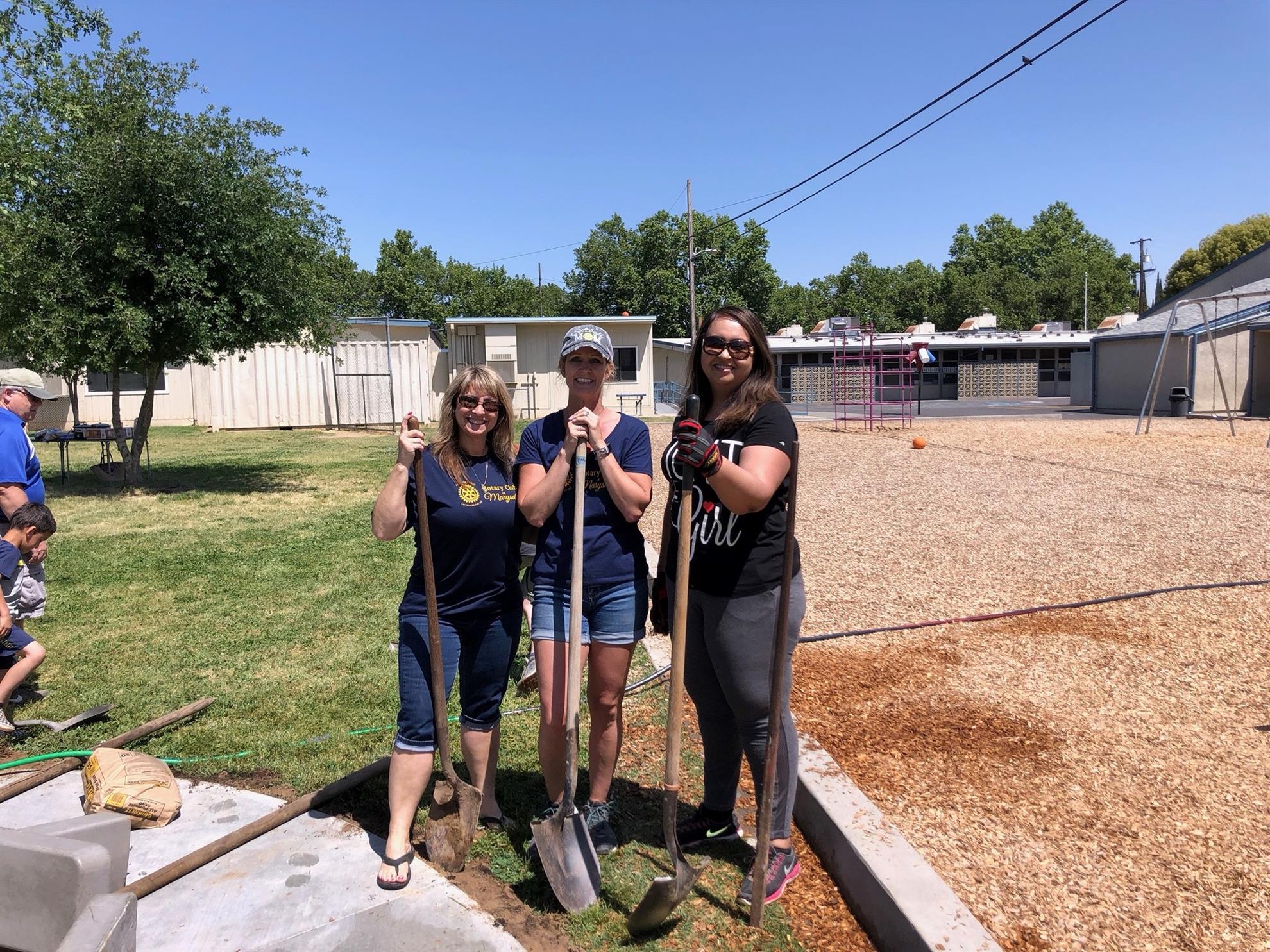 Work project at Covillaud Elementary