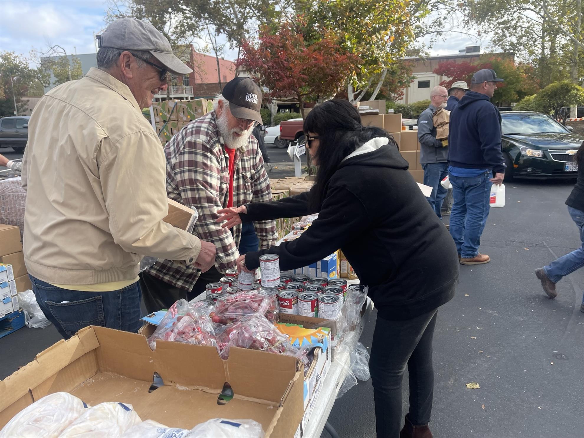 Food distribution for those in need
