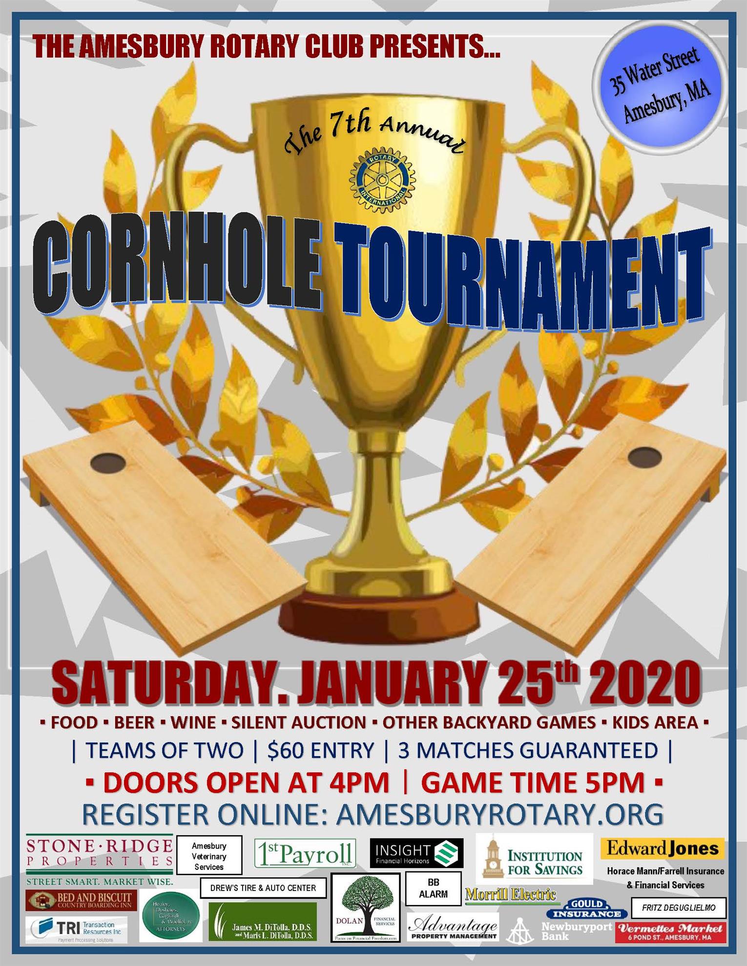 Bagapalooza Cornhole Tournament to raise funds for Rotary