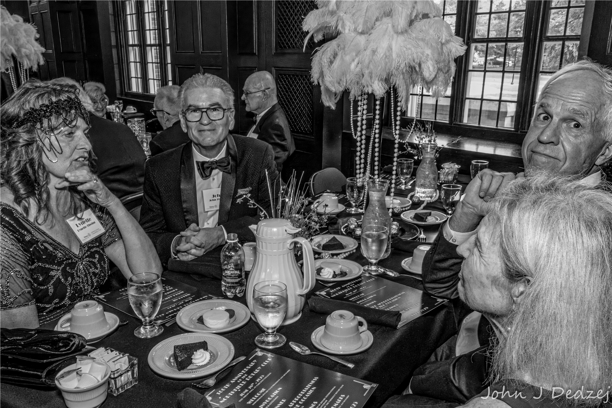 Members posing for photos