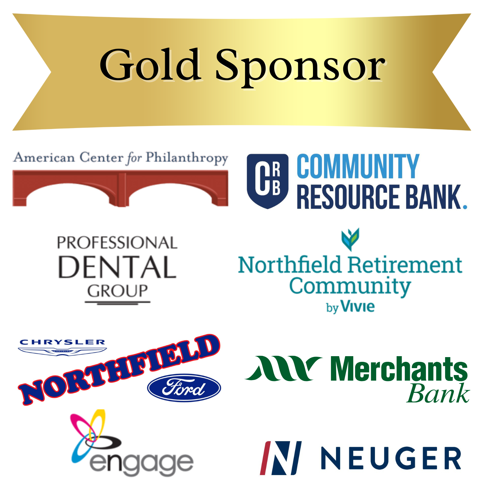 Gold sponsors