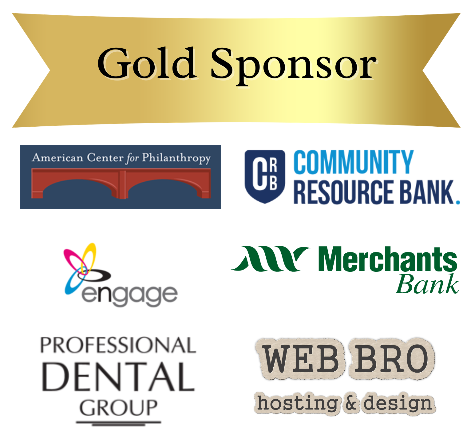 Gold sponsors