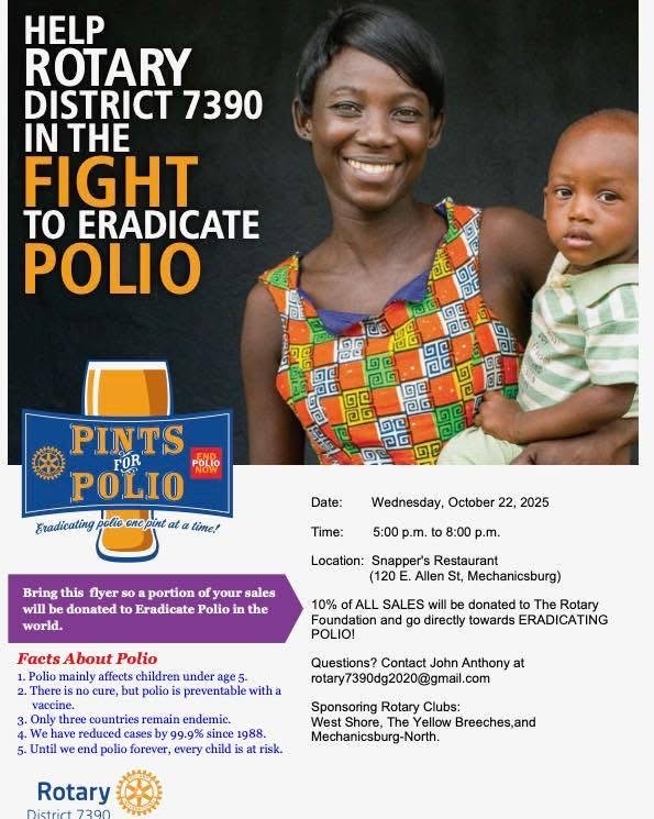 Pints for Polio