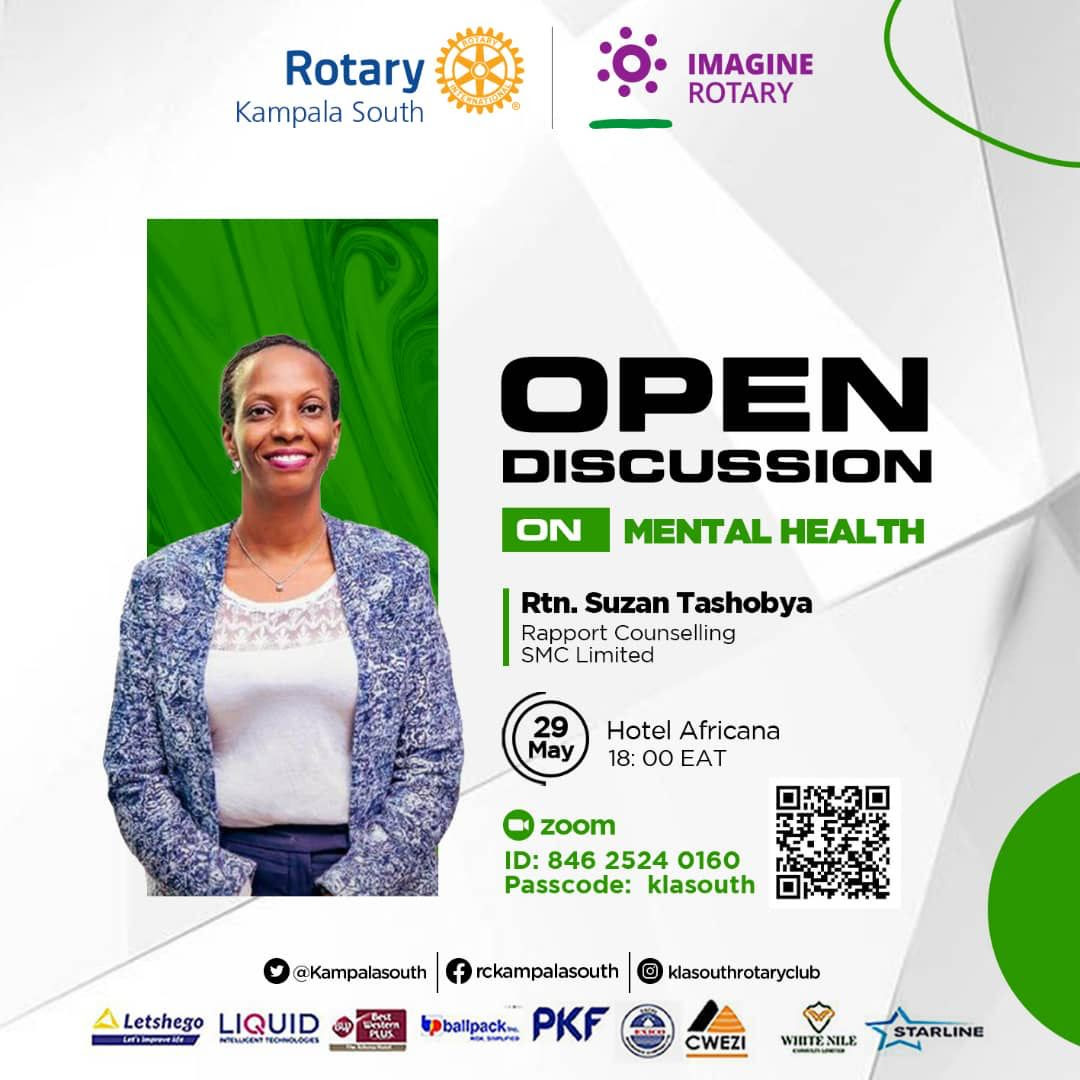 Open Discussion on Mental Health | Rotary Club of Kampala South