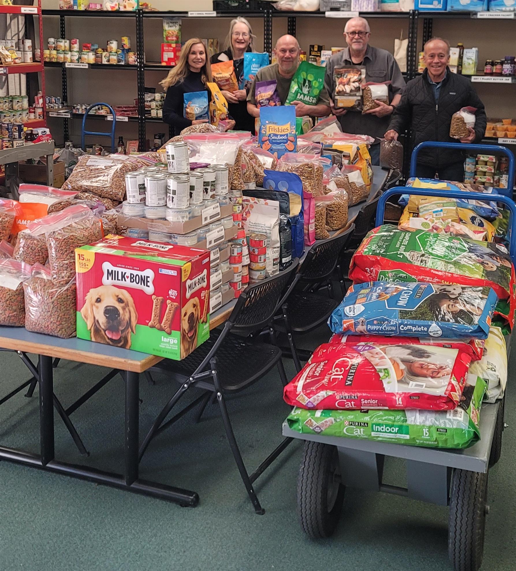 Silver Horizons Pet food drive 03-24