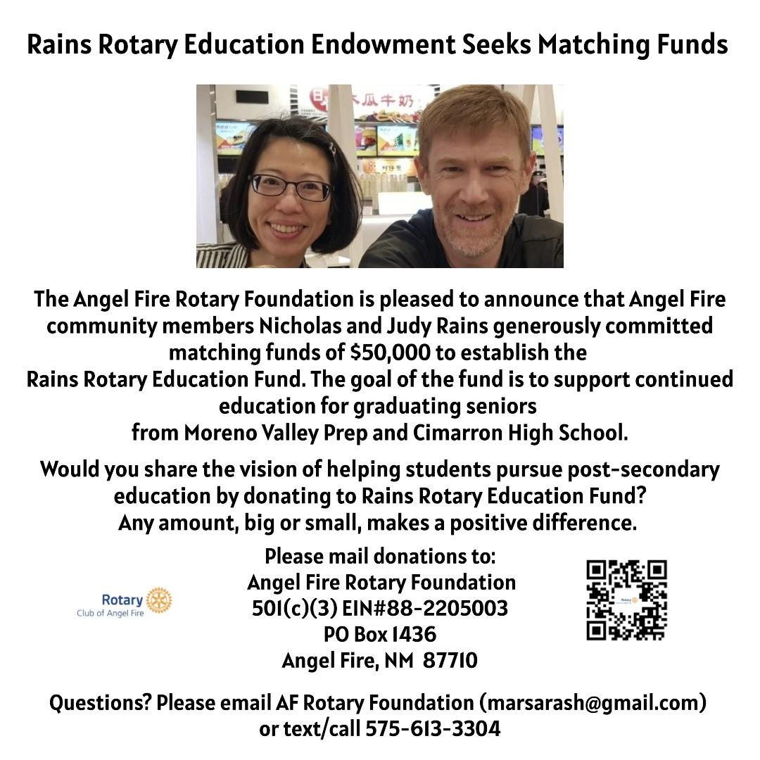 Rains Rotary Education Fund