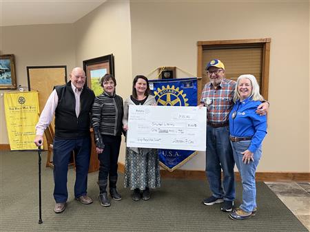 Rotary Supports Shuter Library