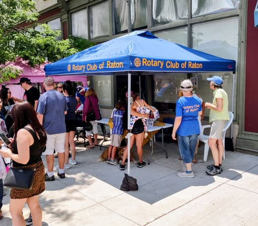 Raton Rotary Imagination Library Booth