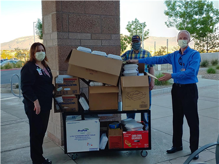 Meals Delivered to Nurses at Presbyterian Rust Medical Center during COVID-19 Pandemic