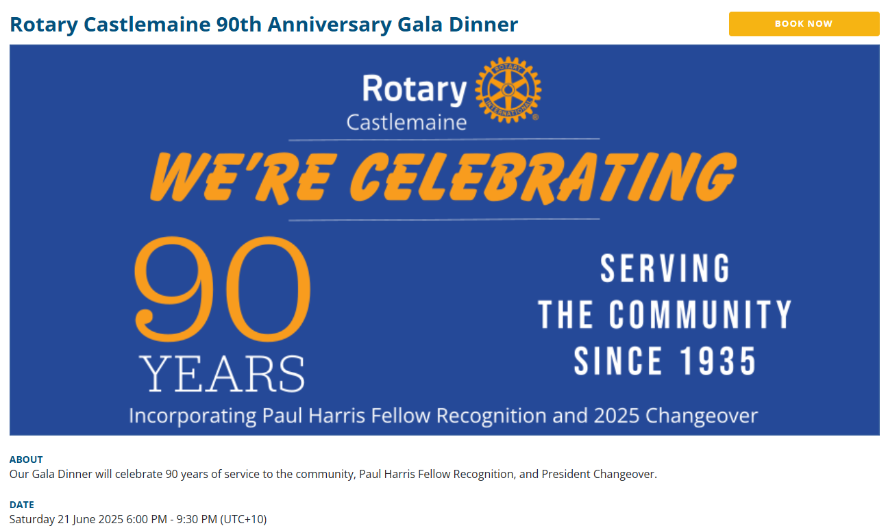 CASTLEMAINE 90 YRS CELEBRATION