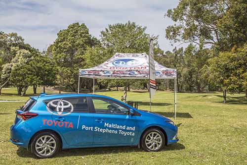 Port Stephens Toyota - main sponsor.