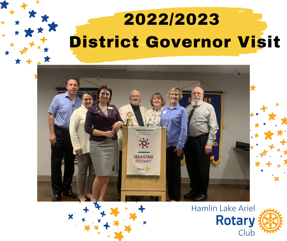 2022/2023 District Governor Visit | Rotary Club Of Hamlin