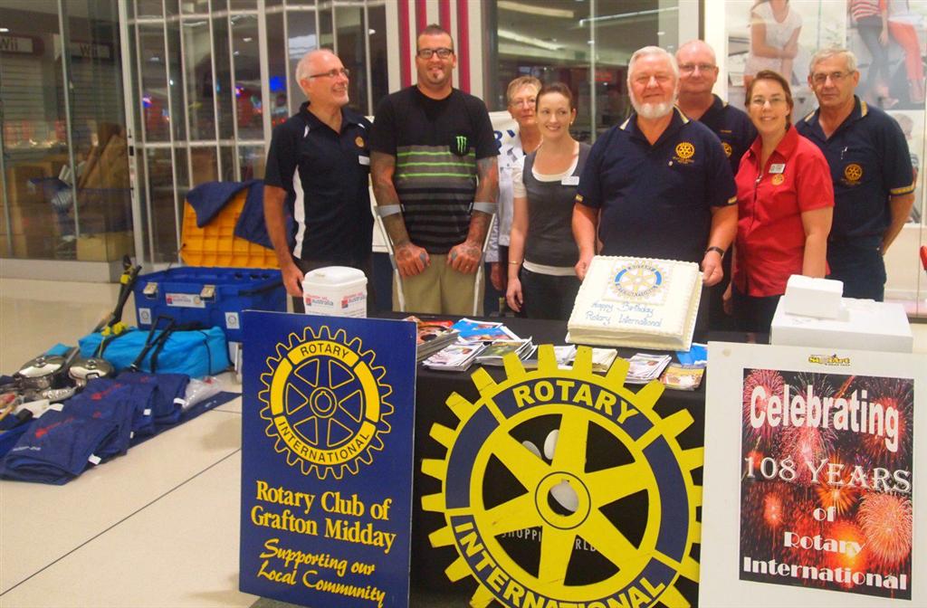 Rotary Celebrates 108 Years Rotary Club Of Grafton Midday