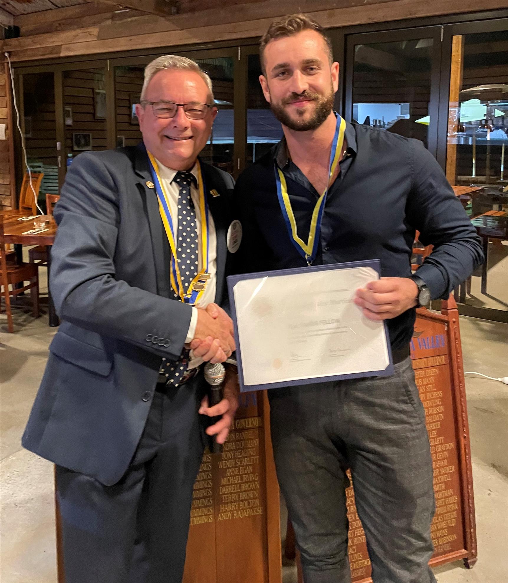 Paul Harris Fellow Joe Martinovic