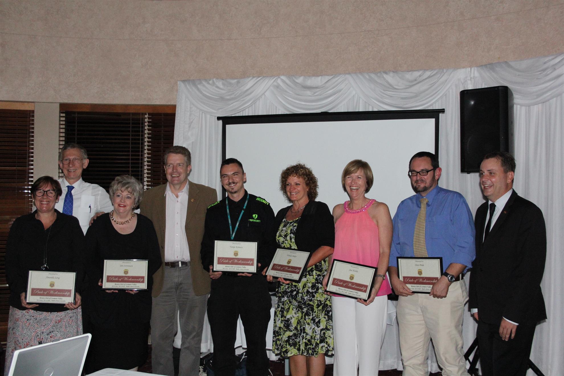 Rotary Pride of Workmanship Awards | Rotary Club of Coomera Valley