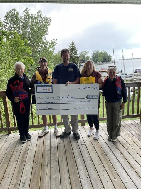 Donation Calgary Yacht Club Lifejackets 2026
