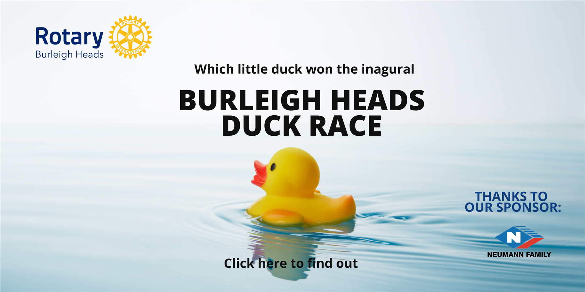 Duck Race Winners Rotary Club of Burleigh Heads