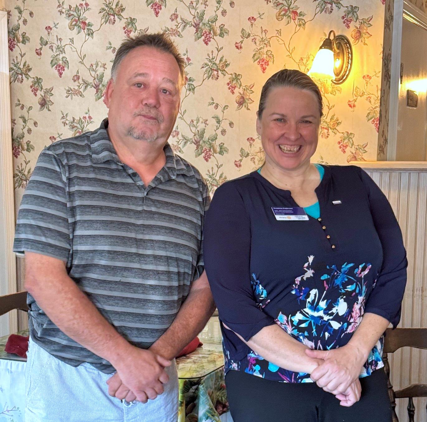 Chef Steve and President Suzanne