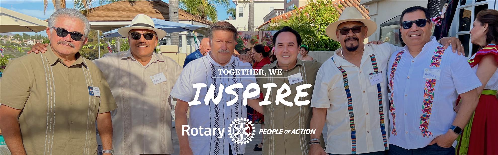 Noche Mexicana Guys Group Photo