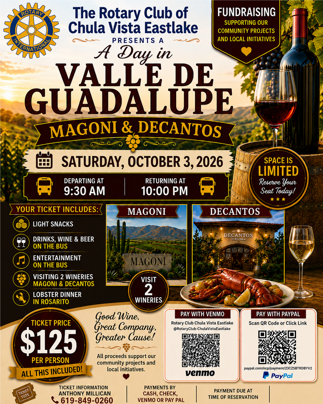 Valle De Guadalupe Wine & Dinner Tour