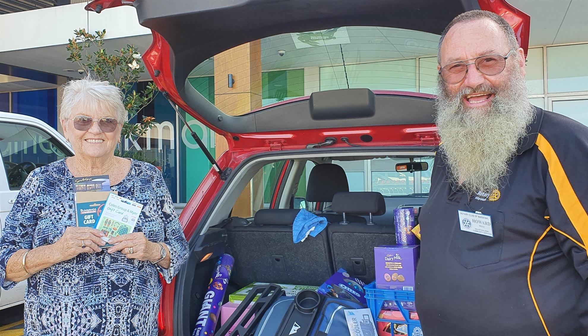 Easter Raffle at K'Mart Waratah Rotary Club of Waratah