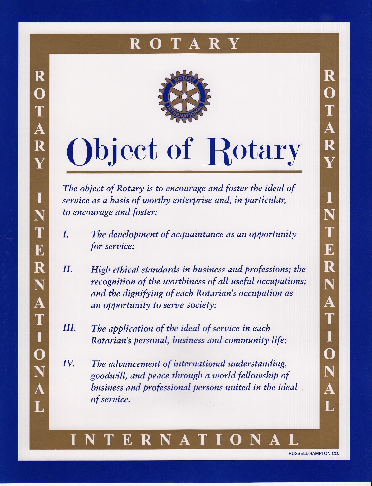 Objects Of Rotary 