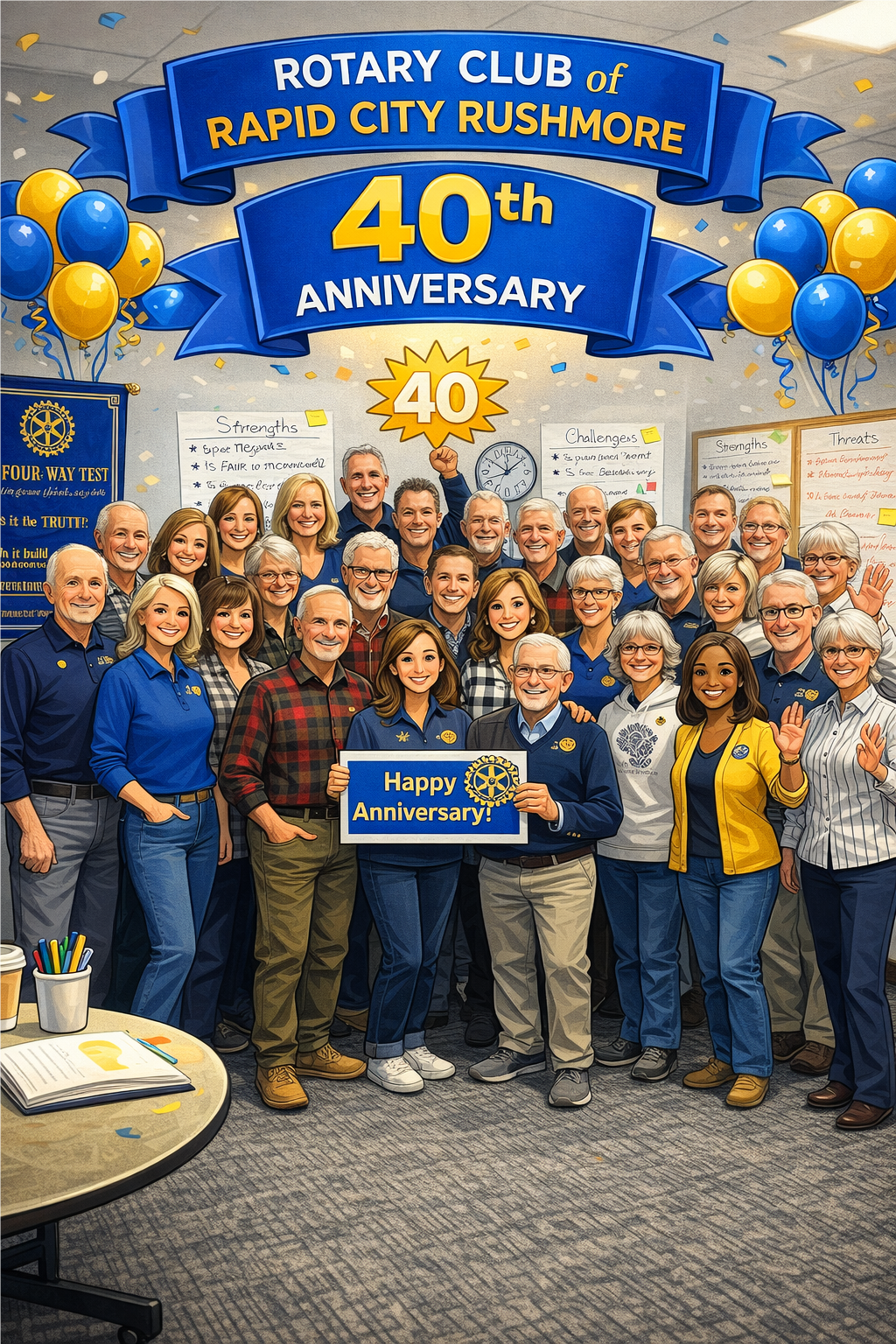 Rotary Club of Rapid City Rushmore 40th Anniversary Celebration 