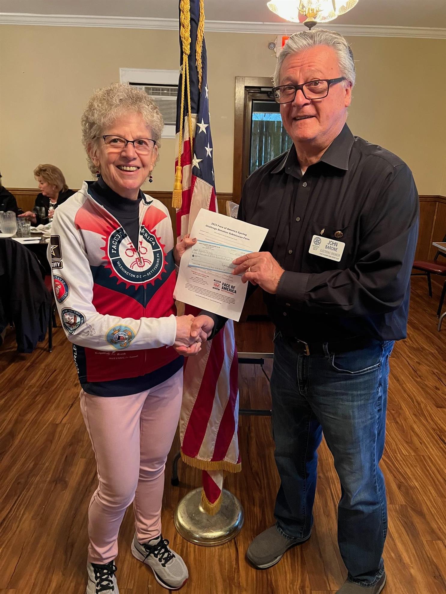 PT Pleasant Boro Rotary Donation